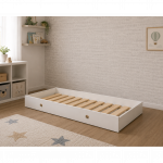 Casakids Συρόμενο Κρεβάτι με Τάβλες Λάκα 90cm CK00110 Casakids Συρόμενο Κρεβάτι με Τάβλες Λάκα 90cm CK00110