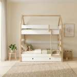 Casakids Kiddy Μασίφ Παιδική Κουκέτα Διαιρούμενη CK00114 Casakids Kiddy Μασίφ Παιδική Κουκέτα Διαιρούμενη CK00114