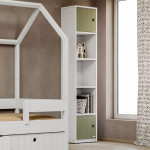 Casakids Στενή Βιβλιοθήκη Με 2 Πορτάκια CK00088