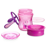 Chicco Παιδικό Ποτηράκι Perfect από Πλαστικό Ροζ 200ml για 12m+ 06951-10