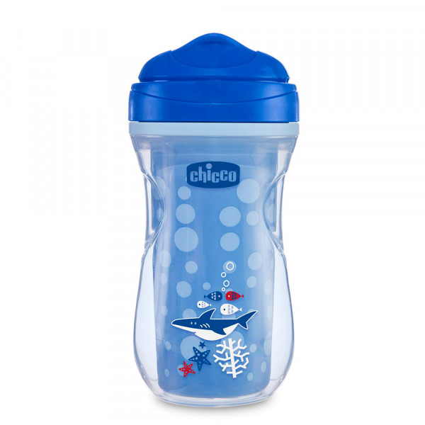 Chicco Κύπελλο Active 266ml 14m+ Μπλε Καρχαρίας  06981-20-blue