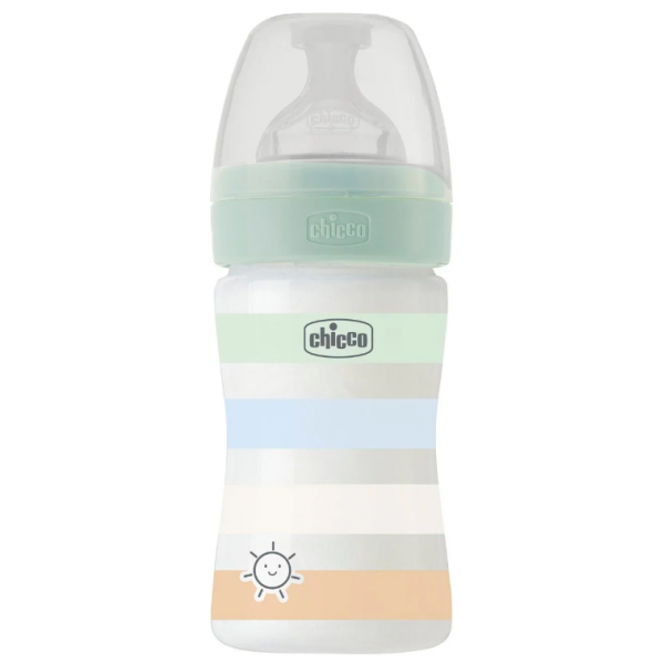 Chicco Μπιμπερό Πλαστικό Boy Well Being 150ML 0m+ 28611-21