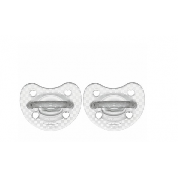 Chicco Πιπίλα Σιλικόνης Crystal  16-36m, 2τεμ C60-73086-31