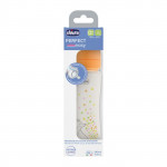 Chicco Γυάλινο Μπιμπερό Perfect Easy Κατά των Κολικών Αλεπουδίτσα 240ml Για 0μ+ A50-20252-10 Chicco Γυάλινο Μπιμπερό Perfect Easy Κατά των Κολικών Αλεπουδίτσα 240ml Για 0μ+ A50-20252-10