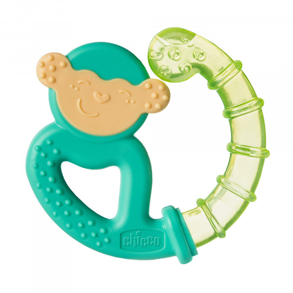 Chicco Βρεφικός Μασητικός Κρίκος Οδοντοφυΐας Σιλικόνης Mix Για 4+ Μηνών Μπλέ C05-28130-30
