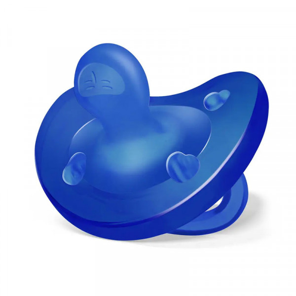 Chicco Πιπίλα Όλο Σιλικόνη Physio Soft Blue 16-36m+ C60-73091-96