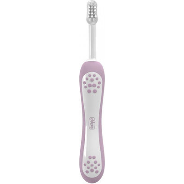 Chicco Παιδική Οδοντόβουρτσα για 6m+ Ροζ  L80-12081-00