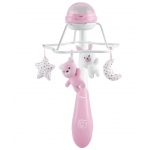 Chicco Παιχνίδι Κούνιας-Προβολέας Rainbow ΡΟΖ 0M+ Y01-11041-10