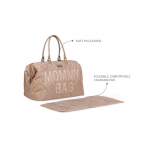 CHILDHOME Τσάντα αλλαγής Mommy Bag Puffered Beige BR75832