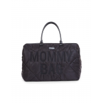 CHILDHOME Τσάντα αλλαγής Mommy Bag Puffered Black BR75833
