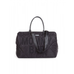 CHILDHOME Τσάντα αλλαγής Mommy Bag Puffered Black BR75833