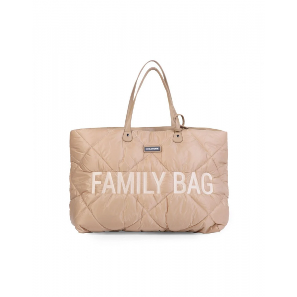 Childhome Τσάντα Αλλαγής Family Bag Puffered Beige BR76151