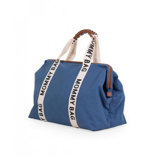 Childhome Τσάντα Αλλαγής Mommy Bag Sinature Canvas Indigo BR77287