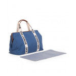 Childhome Τσάντα Αλλαγής Mommy Bag Sinature Canvas Indigo BR77287