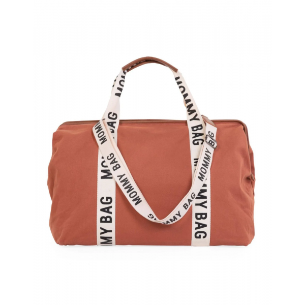 Childhome Τσάντα Αλλαγής Mommy Bag Sinature Terracotta BR77288