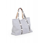 Childhome Τσάντα Αλλαγής Family Bag Signature Canvas Off White BR77291