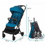 Coccolle Καρότσι Autofold Sport Stroller Melia Deep Turquoise 323032732 Coccolle Καρότσι Autofold Sport Stroller Melia Deep Turquoise 323032732