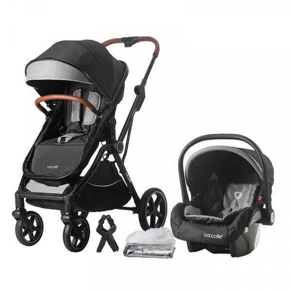 Coccolle Πολυκαρότσι Amani 2 in1 Diamond Black 323061860