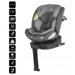 Coccolle Κάθισμα Αυτοκίνητου Sidra iSize 40 εως 150cm Moonlight Grey 324087171 