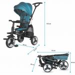 Coccolle Τρίκυκλο Ποδήλατο C Spectra Plus Atlantic Blue 325013532 Coccolle Τρίκυκλο Ποδήλατο C Spectra Plus Atlantic Blue 325013532