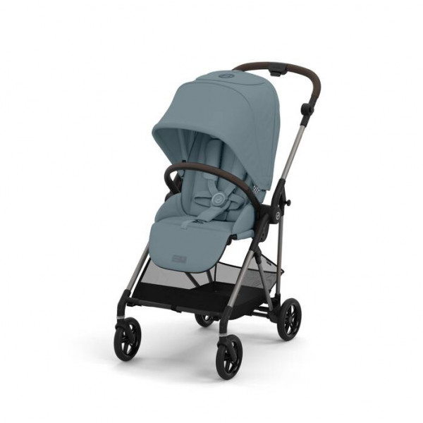Cybex Καρότσι Melio Taupe Frame Stormy Blue  524000031