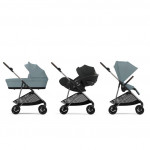 Cybex Καρότσι Melio Taupe Frame Stormy Blue  524000031