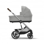 Cybex Καρότσι Balios S Lux SLV B Stone Grey-Mid Grey 524001179 