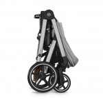 Cybex Καρότσι Balios S Lux SLV B Stone Grey-Mid Grey 524001179 