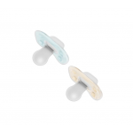 Dr Brown s Advantage Πιπίλες Σιλικόνης 0-6m 2τμχ Blue-Beige PA12023