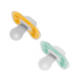 Dr Brown s Advantage Πιπίλες Σιλικόνης 6-18m 2τμχ Blue-Yellow PA22034