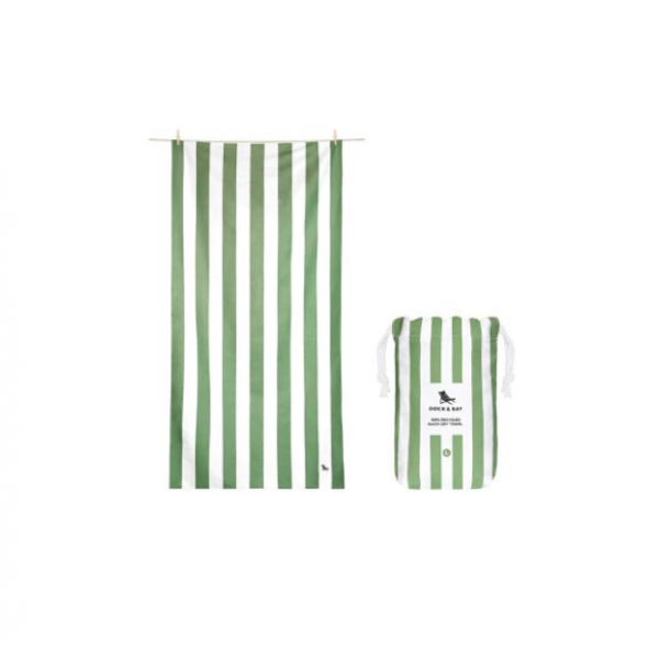 Dock & Bay Πετσέτα θαλάσσης Quickdry Cabana Large 160x80cm Cayman Olive 5060668833421