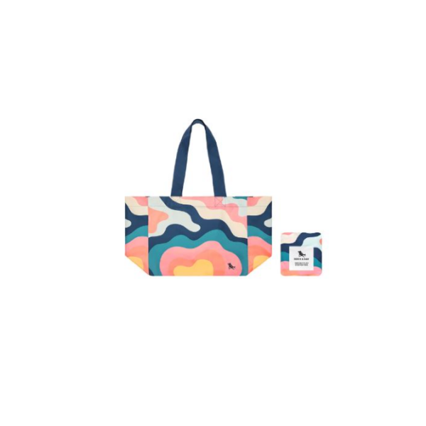 Dock & Bay Επαναχρησιμοποιούμενη τσάντα 100% ανακυκλώσιμα υλικά - Get wavy 5060668838167