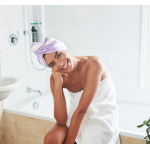 Dock & Bay Πετσέτα μαλλιών Τουρμπάνι Hair Wrap Lombok Lilac 5060668839089