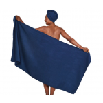 Dock & Bay Πετσέτα μαλλιών Τουρμπάνι με ελαφριά πικέ ύφανση 63x26cm Nautical Navy 5060668839102