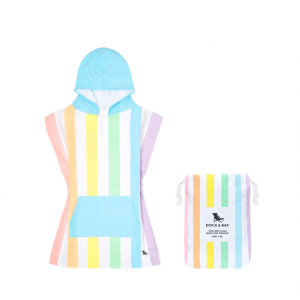 Dock & Bay Παιδικό πόντσο 3 - 5 ετών Quickdry Unicorn Waves Microfiber 5061011621702