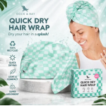 Dock & Bay Πετσέτα μαλλιών Τουρμπάνι Hair Wrap Check Mate 5061011623201 Dock & Bay Πετσέτα μαλλιών Τουρμπάνι Hair Wrap Check Mate 5061011623201