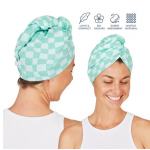 Dock & Bay Πετσέτα μαλλιών Τουρμπάνι Hair Wrap Check Mate 5061011623201 Dock & Bay Πετσέτα μαλλιών Τουρμπάνι Hair Wrap Check Mate 5061011623201