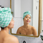 Dock & Bay Πετσέτα μαλλιών Τουρμπάνι Hair Wrap Check Mate 5061011623201 Dock & Bay Πετσέτα μαλλιών Τουρμπάνι Hair Wrap Check Mate 5061011623201