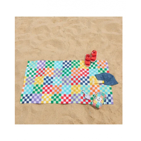 Dock & Bay Πετσέτα θαλάσσης - Check Me Out Microfiber (Μικροϊνες) 160x90cm 5061011625564