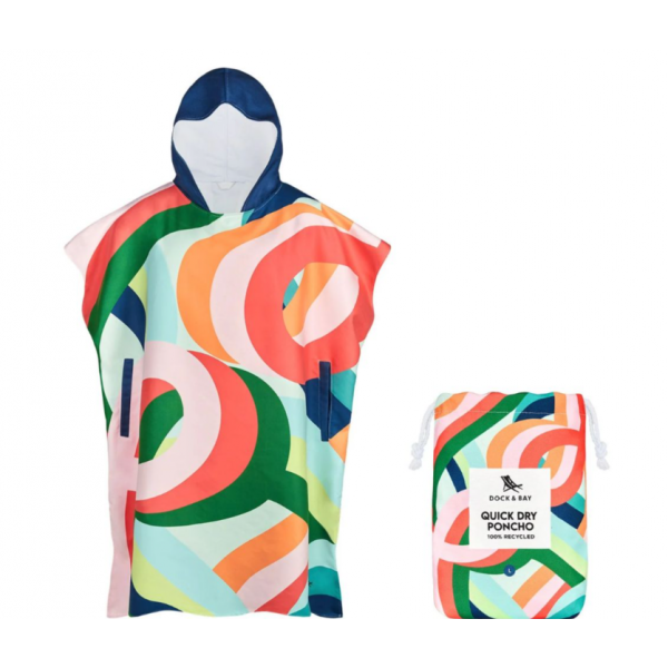 Dock & Bay Πόντσο ενηλίκων Quickdry Fruit Loops Microfiber 5061011627797