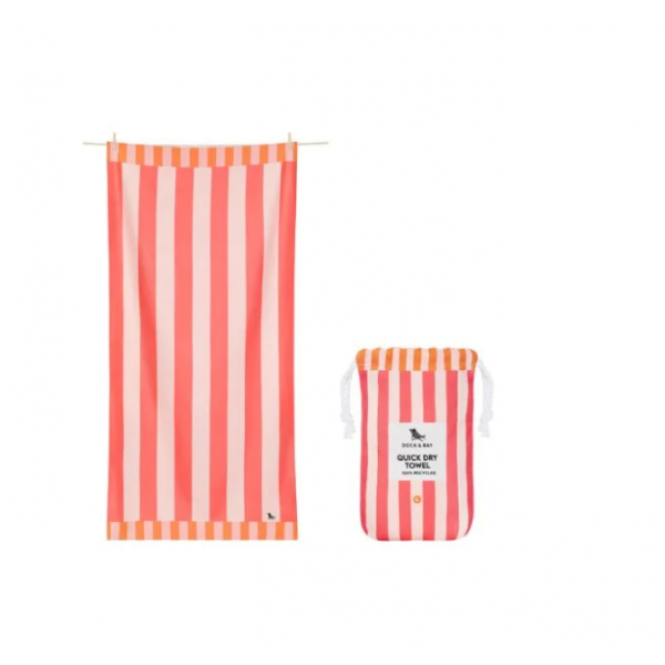 Dock & Bay Πετσέτα θαλάσσης Quickdry Raspberry Road Microfiber 5061011628305