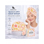 Dock & Bay Πετσέτα μαλλιών - Τουρμπάνι με ελαφριά πικέ ύφανση 63x26cm - Tiger Palm 5061011628459