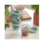 Done by Deer Δοχείο Αποθήκευσης Φαγητού CrocoGreen 150ml 3τεμ BR77640