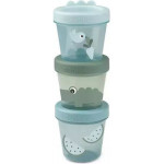 Done by Deer Δοχείο Αποθήκευσης Φαγητού CrocoGreen 150ml 3τεμ BR77640