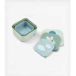 Done by Deer Σετ 3 τμχ happy clouds green  BR77642