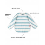 Done By Deer Σαλιάρα Με Μανίκια Stripes Blue BR77664 