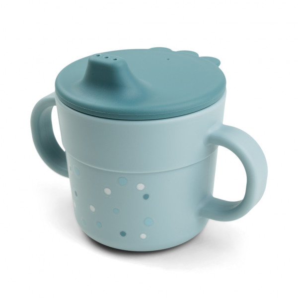 Done By Deer Ποτήρι Με Στόμιο happy dots Blue 215 ml BR77716