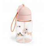 Done by Deer Παγουρι Με καλαμάκι Σιλικόνης Tiny Farm powder 6m+ 280ml BR79502