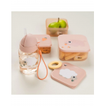 Done by Deer Παγουρι Με καλαμάκι Σιλικόνης Tiny Farm powder 6m+ 280ml BR79502