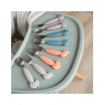 Done by Deer Κουταλι και Πηρουνι Deer Friends Sand  12M+ 2 τεμ BR79506